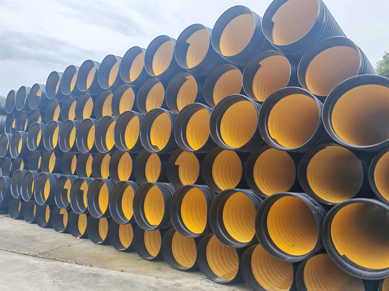 HDMP(改性无水磷石膏)双波钢带增强复合管